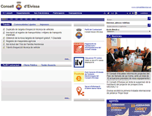 Tablet Screenshot of conselldeivissa.es